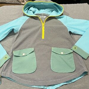 INHABITANT GENUINE PRODUCTS HALF ZIP JACKET